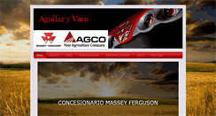 Desktop Screenshot of aguilaryvaro.com