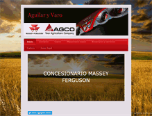 Tablet Screenshot of aguilaryvaro.com